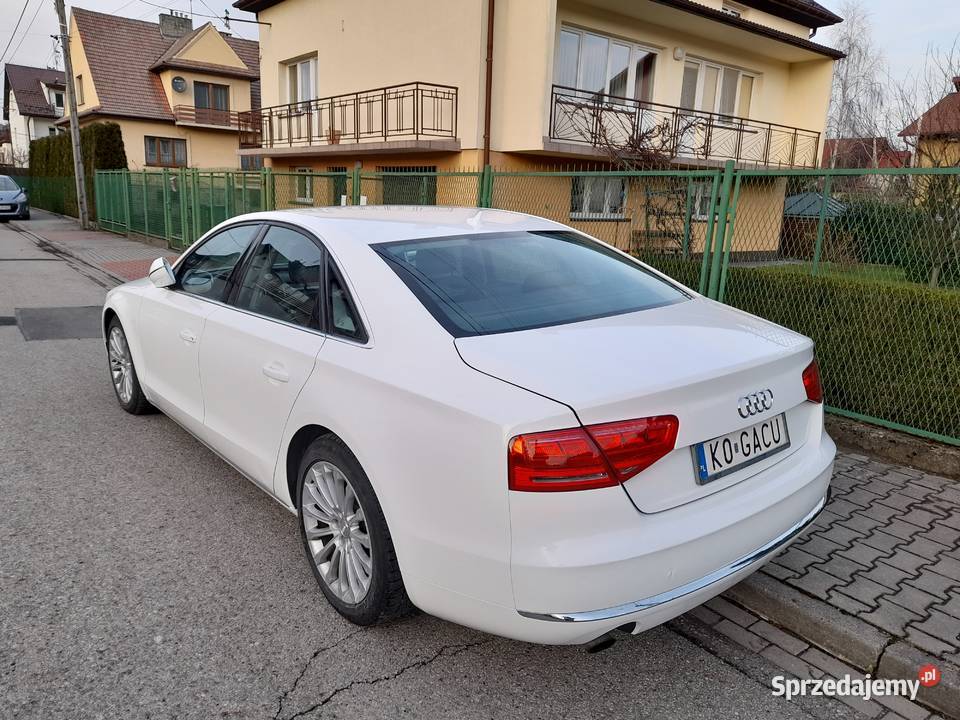 Audi A8 42 TDI D4 biala chip 400 bogata masaże sprzedam