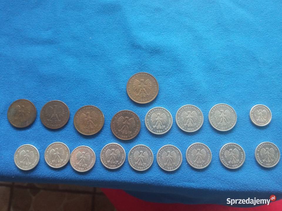 Srebrne monety 200 PRL wielkopolskie Czeluścin