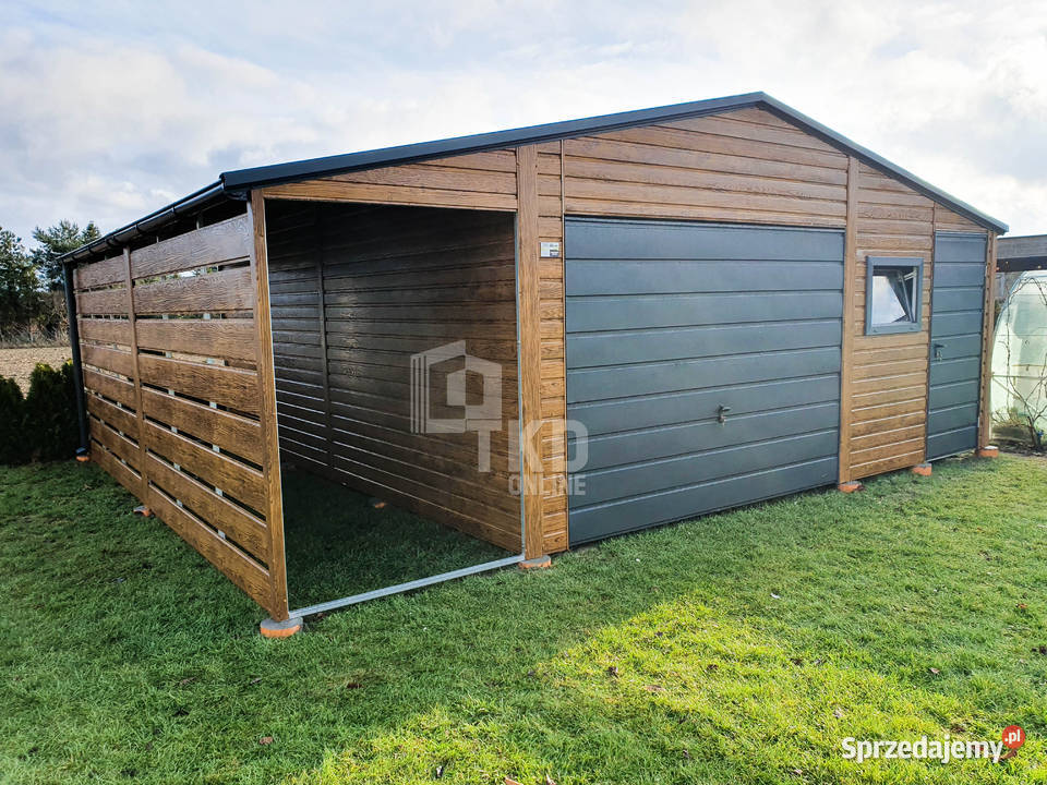 Garaż Blaszany 5x6 wiata 15x6 Brama okno drzwi lubuskie