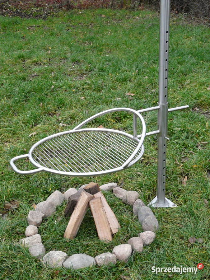 grill ruszt nierdzewny na stopie 600