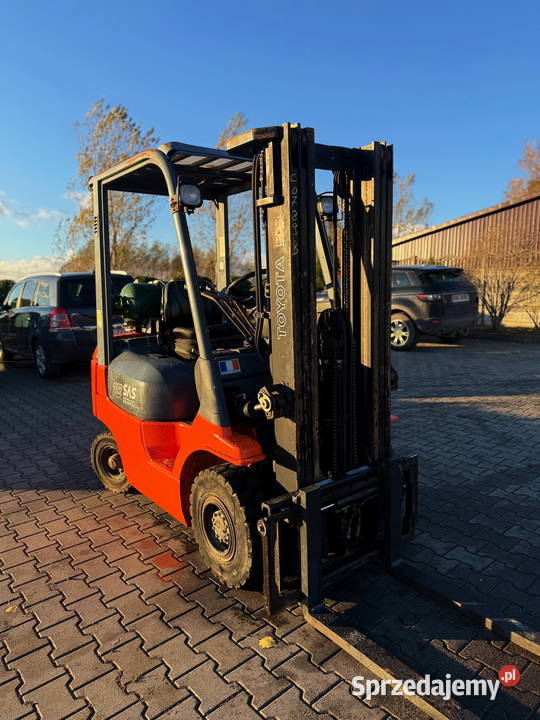 wózek widłowy TOYOTA 7FGF15 LPG 1500 Triplex Motoryzacja Działoszyn