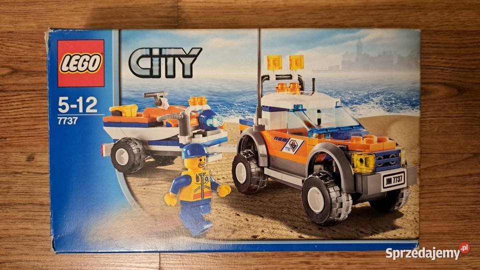 Lego City 7737 samochód terenowy ze skuterem lubuskie Zielona Góra