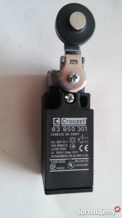 Wyłącznik krańcowy Crouzet 83 850 301 Elektryka i akcesoria Dąbrowa Górnicza
