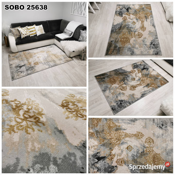 MIĘKKI DYWAN 200X300 SOBO 25638 DO SALONU