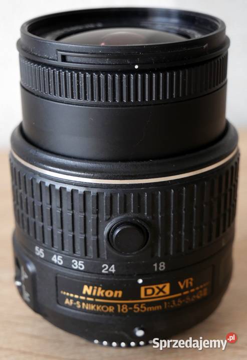 Obiektyw do Nikona 1855mm VR II krótki Obiektywy