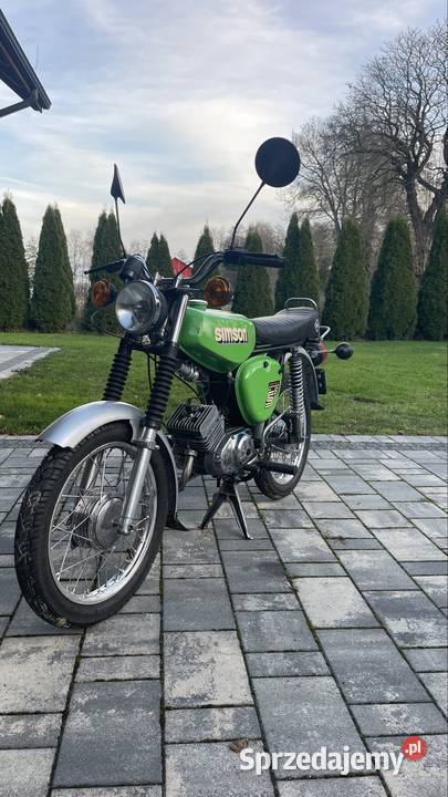 Simson S51 Elektronik nowy zarejestrowany Rok produkcji 1986