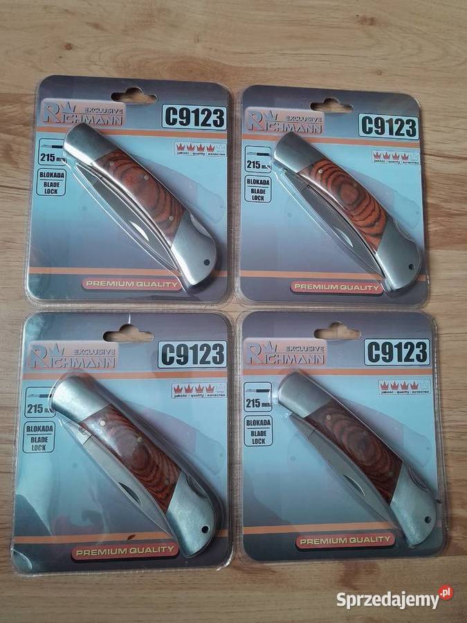 Nóż monterski turystyczny Richmann C9123 4 sztuki  nowe