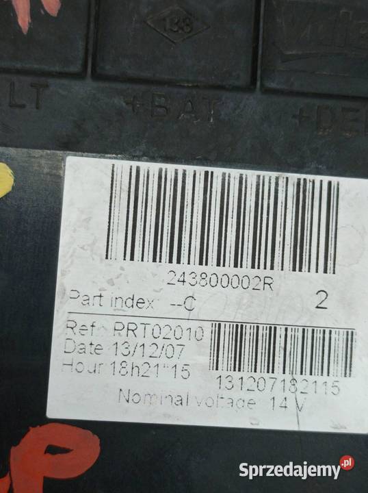 MODUŁ AKUMULATORA 243800002R Renault Laguna III