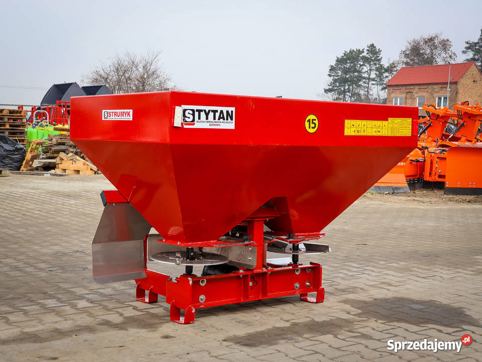 NOWY Rozsiewacz Polowy Dwutalerzowy 4001400 L
