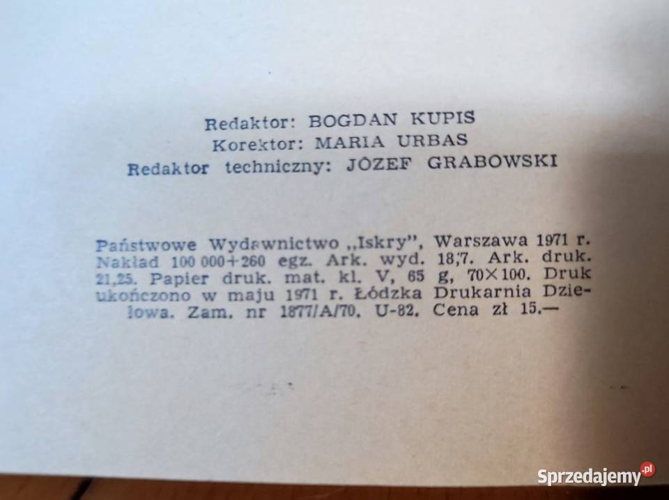 rumaki lizypa zenon kosidowski pierwsze wydanie Kielce sprzedam