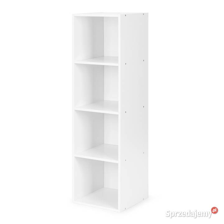 Nowoczesny regał szafka biała 4 półki loft opolskie Smogorzów sprzedam