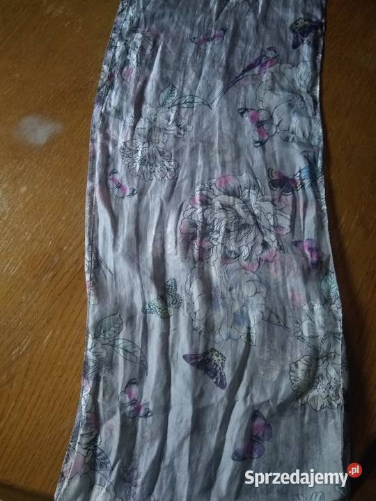 Szal damski 100 jedwab naturalny Miłobądz