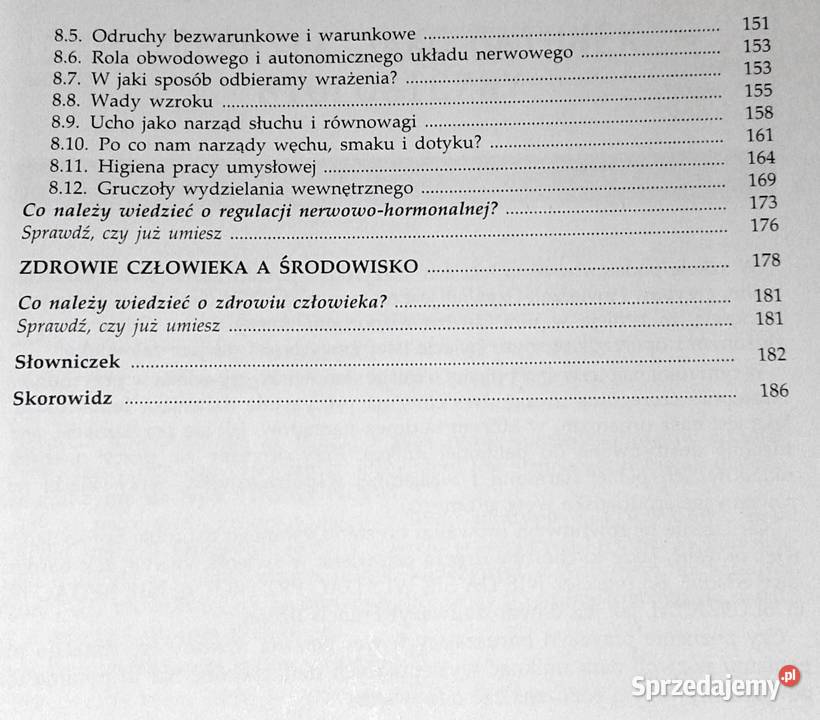 Biologia 1 Człowiek anatomia fizjologia i sprzedam
