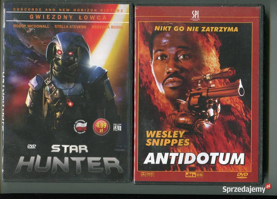Star Hunter Antidotum 2 filmy DVD 1 płyta Szczecin