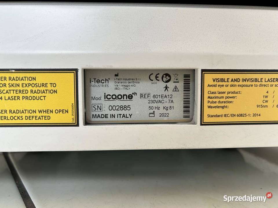 ICOONE Laser LED produkcji listopad 2022 r Kraków sprzedam