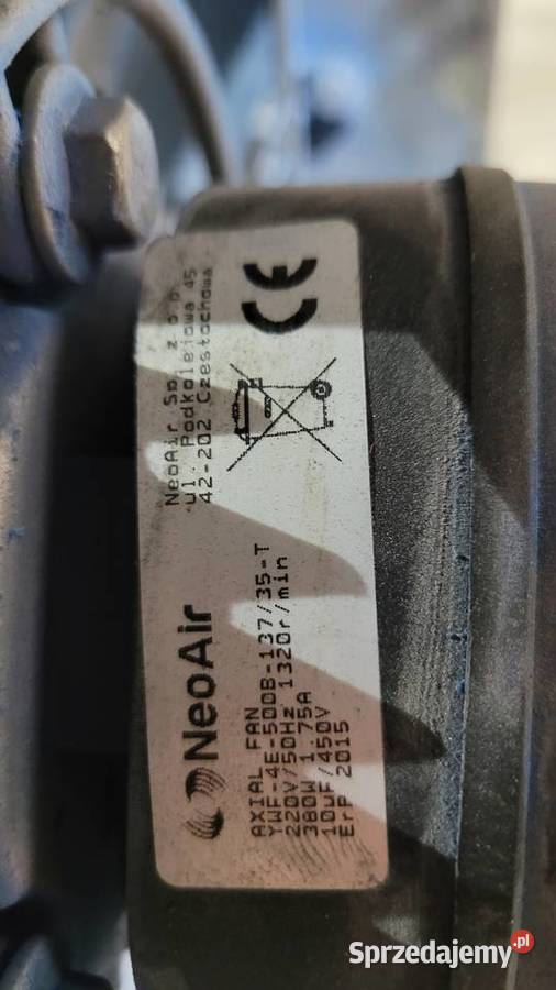 Wentylator kanałowy wyciag Rogoźnik