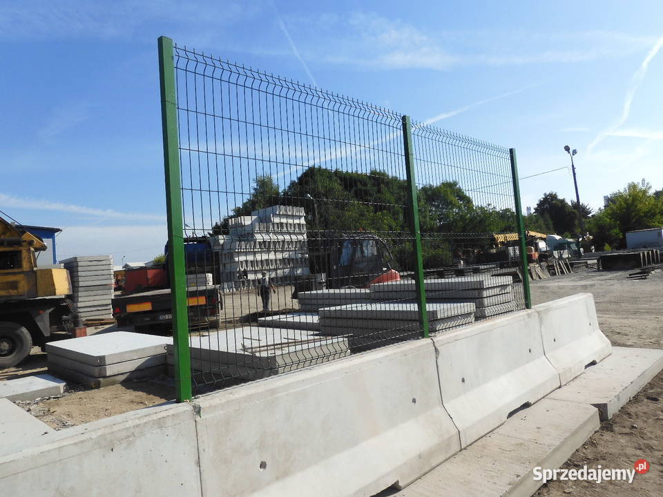 NOWE bariery dwustronne NIEMALOWANE