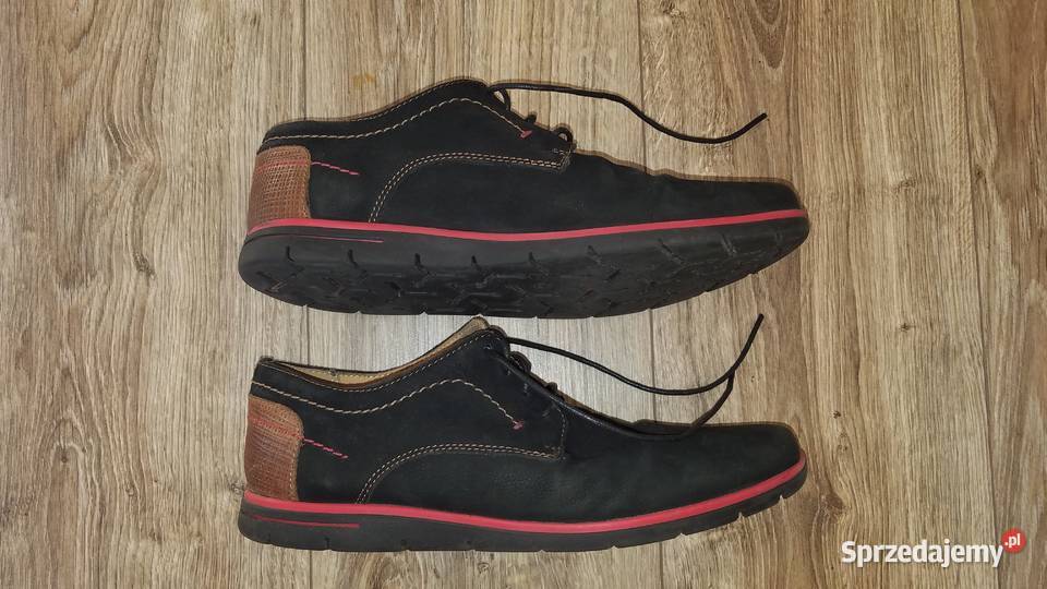 Buty Lasocki 404142 27 Skórzane półbuty trwałe i czerwony Białystok