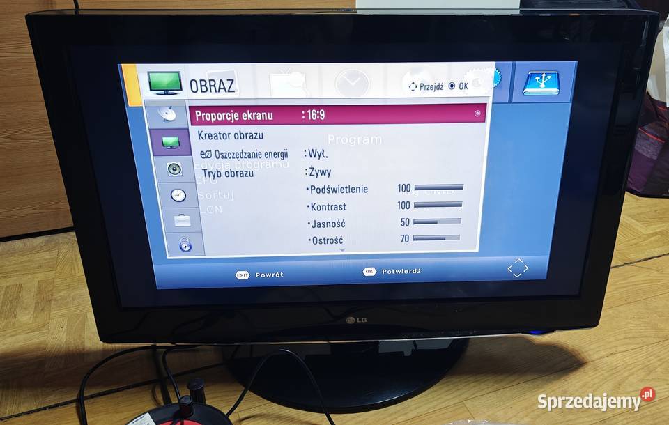 Telewizor LG 37LH3000 tuner Wiwa h265 maxx LCD Elektronika Orły
