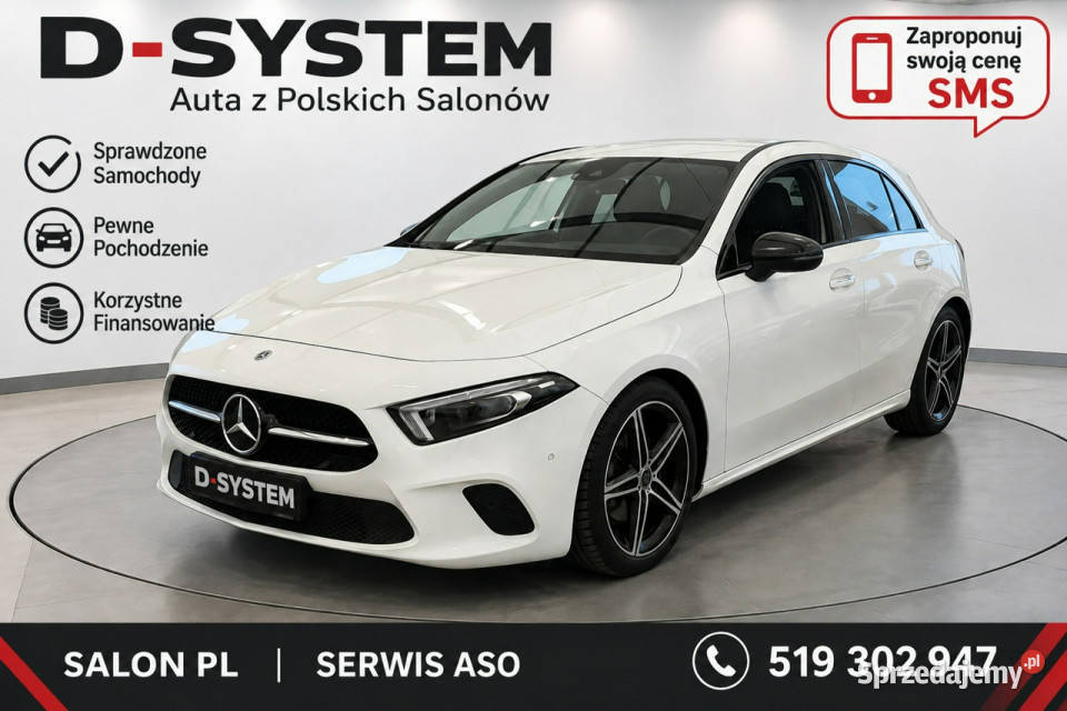 Mercedes A 200 22 Automat Salon Polska 1Wł relingi dachowe Białystok