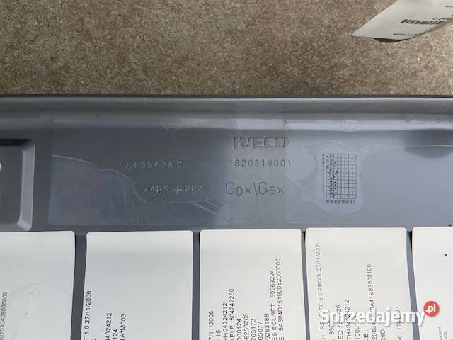Schowek Iveco Trakker Stralis 504094710 ciężarowe Maszewo