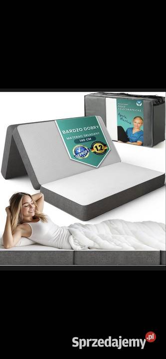 Składany materac z funkcją sofy 140x195x14 Tychy