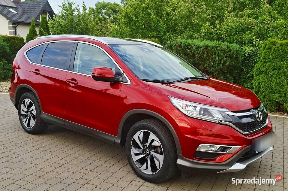 Piękna Honda CRV 20 155 Executive 4x4 2016r światła przeciwmgielne Wyszków