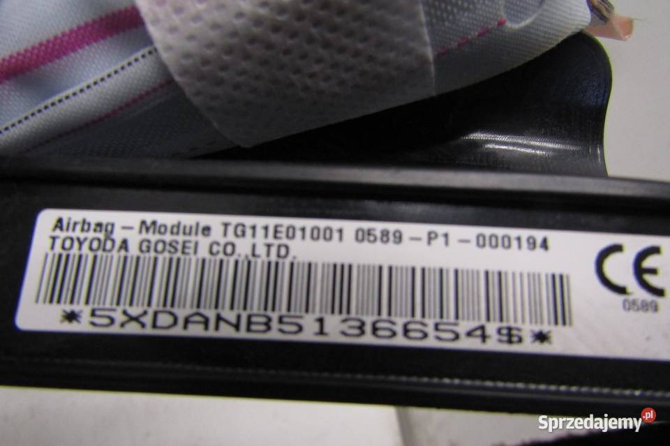 KURTYNA POWIETRZNA AIRBAG PRAWA PRAWE CITROEN C1