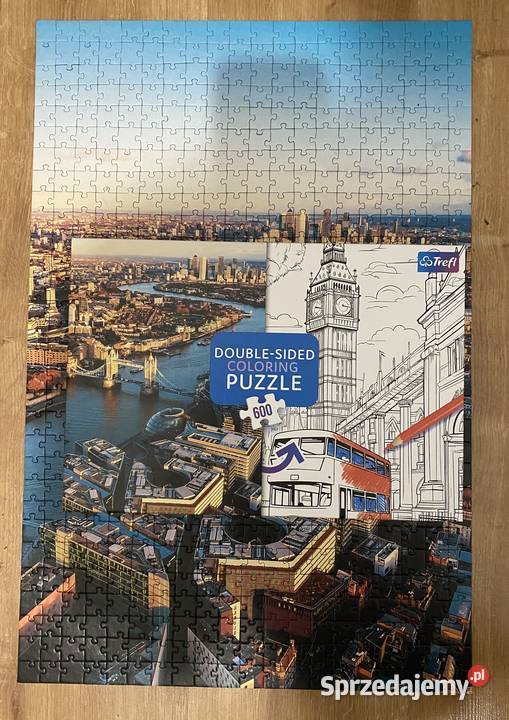 Puzzle dwustronne Londyn 600