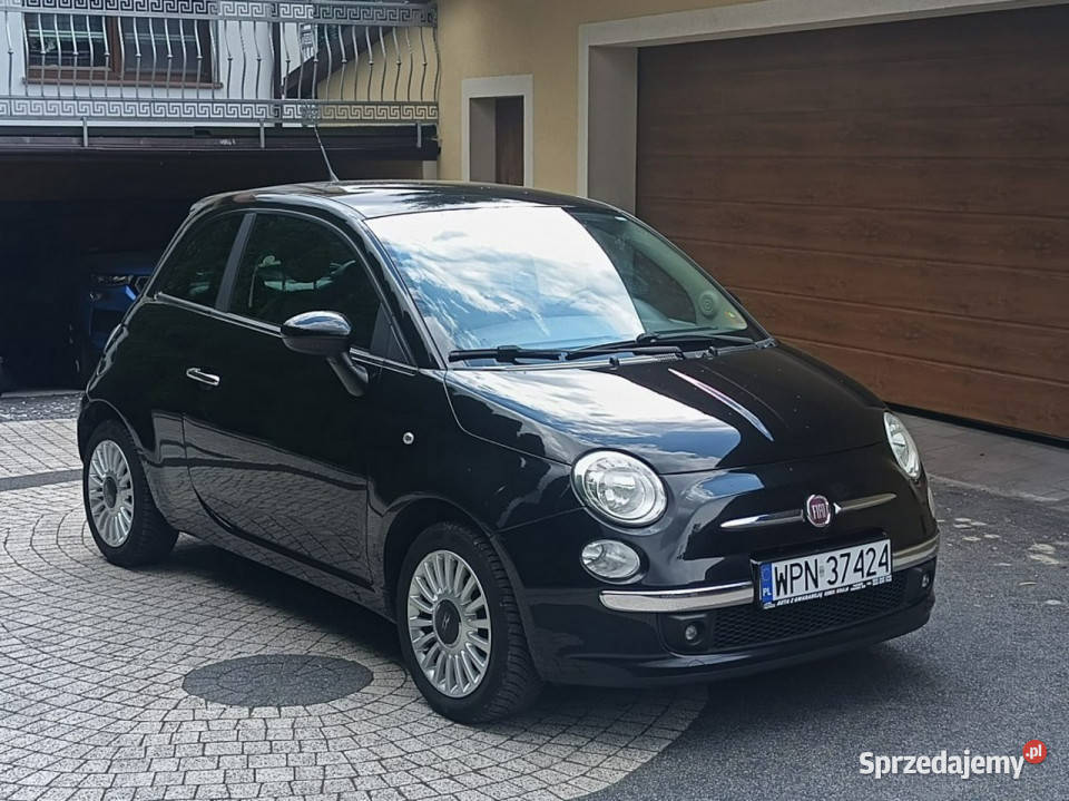 Fiat 500 Skóry Super Stan Klima 12 GWARANCJA światła przeciwmgielne Płońsk