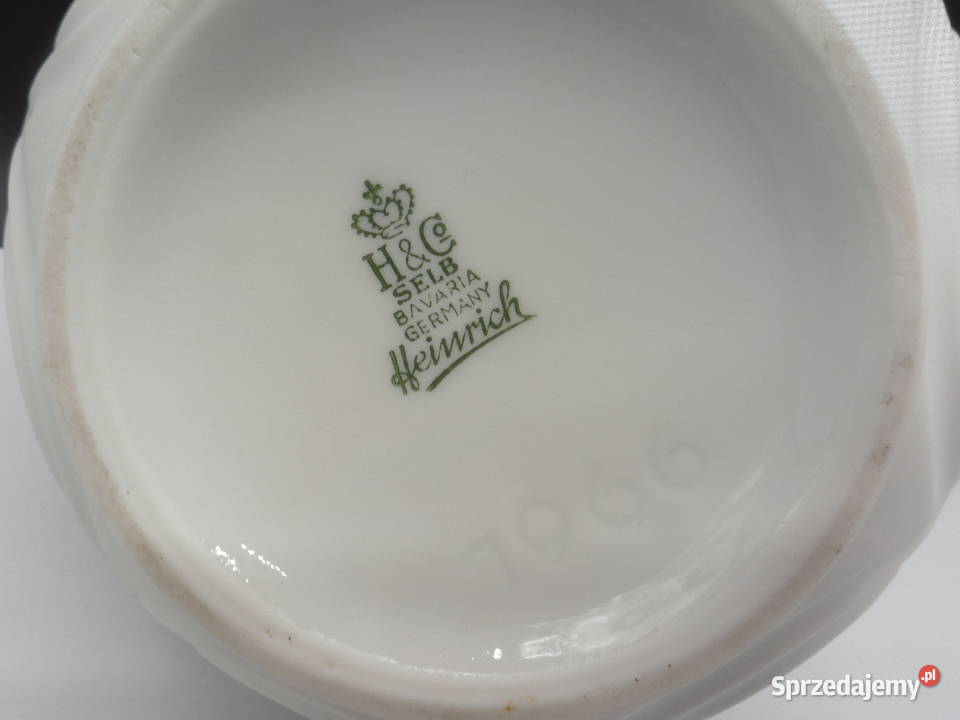 HEINRICH wazon z biskwitowej porcelany matowy wielkopolskie Raszków