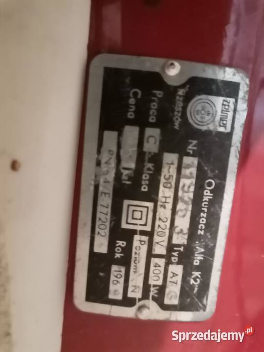 ALGFA K2 LUX Odkurzacz 1969r Terespol