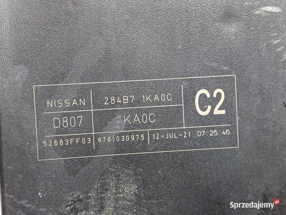 MODUŁ KOMFORTU NISSAN JUKE F15 284B71KA0C osobowe Zestawy naprawcze sprzedam