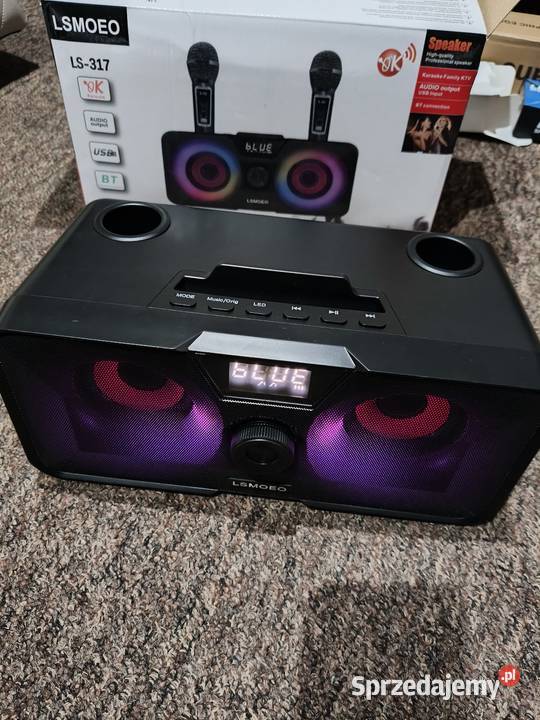 Zestaw Karaoke Bluetooth LSMOEO LS317 2 Słuchawki i głośniki sprzedam