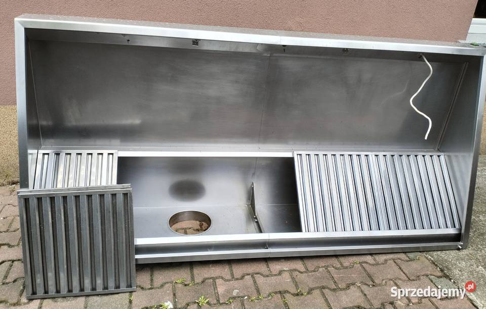 Okap gastronomiczny z łapaczami tłuszczu Słupia Kapitulna sprzedam