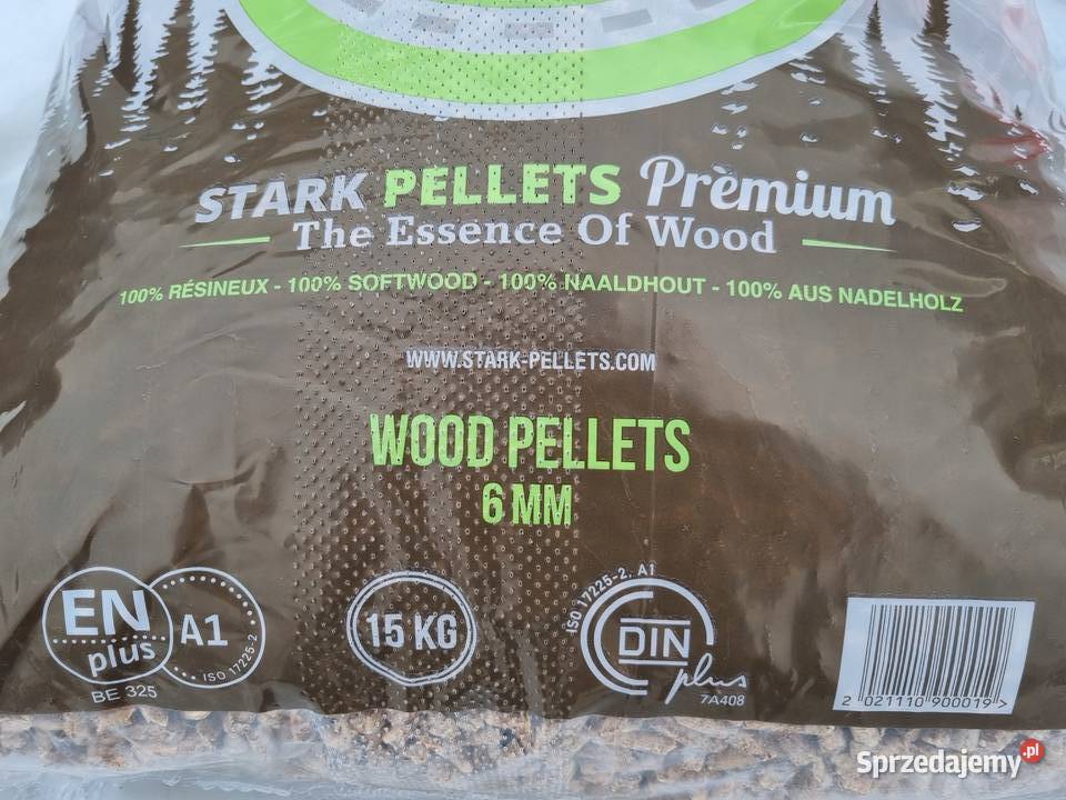 Pellet drzewny iglasty STARK Premium ENplus A1 Wałcz