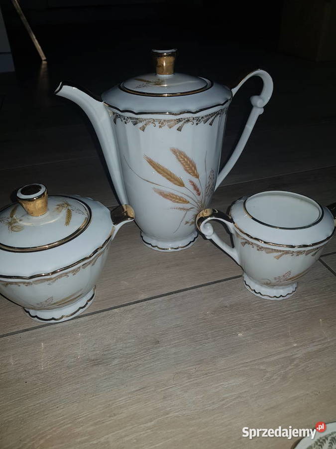 Serwis kawowy Porcelana Francuska Ceramika i szkło Wola Podłężna sprzedam