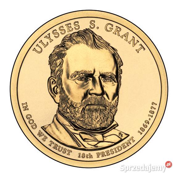 moneta 1 Dolar U GRANT 2011 CERTYFIKAT X9344 Warszawa