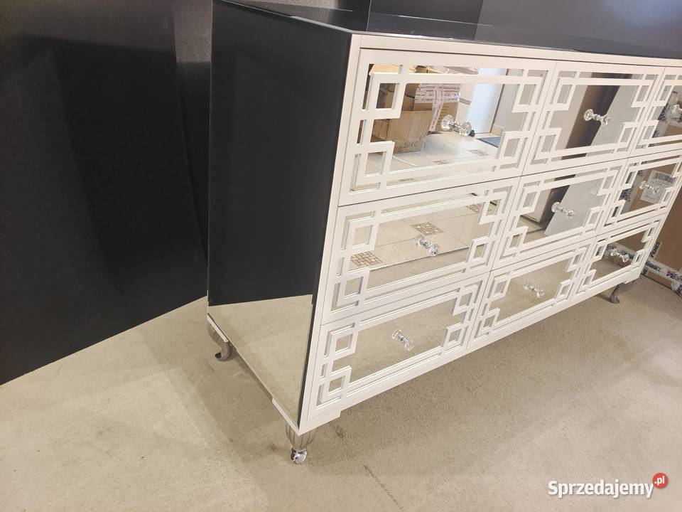 Komoda Glamour 170 ornamenty lustra piękna Komody Nowy Sącz