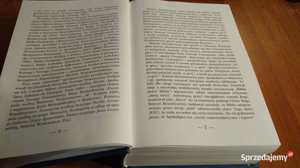 Księgi Nowego Przymierza przekłady biblijne z Gdańsk