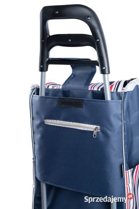 Torba wózek na zakupy na kółkach granatowa w Poznań