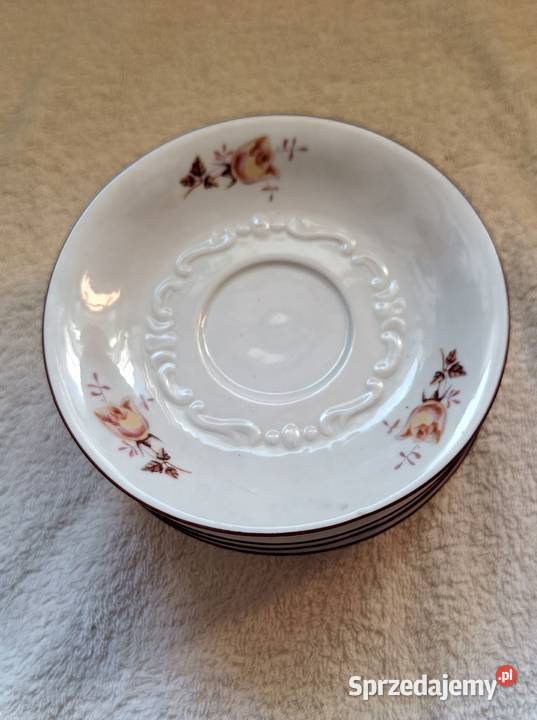 Ćmielów Serwis do kawy herbaty Filiżanki mazowieckie Brwinów