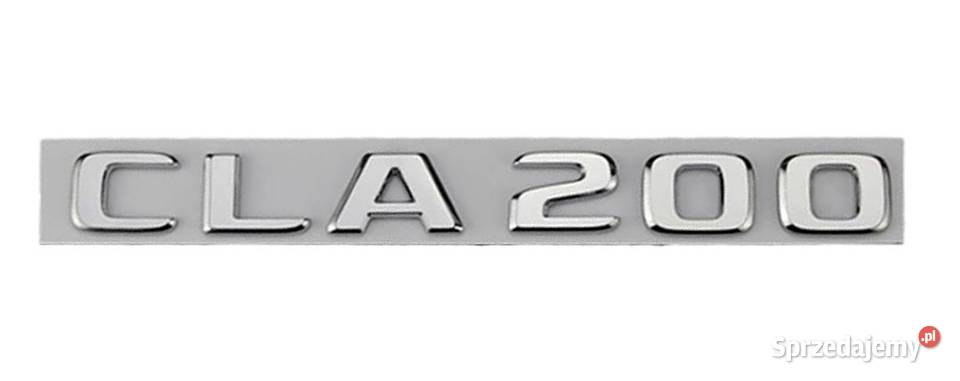 MERCEDES CLA W118 Emblemat CLA 200 ORYGINAL Akcesoria samochodowe