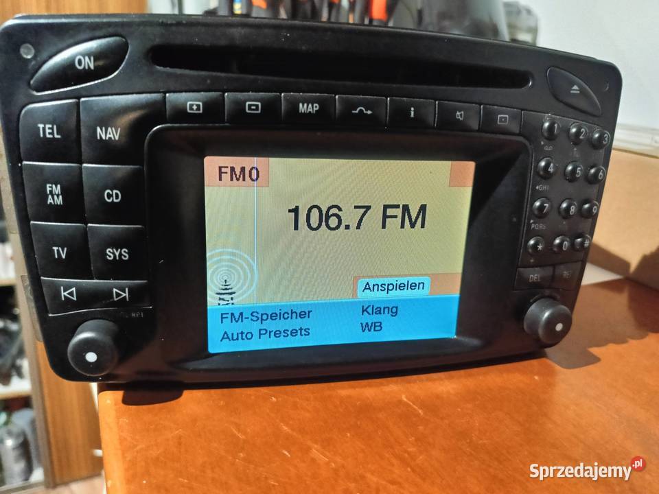 Radio comand do mercedesa w203209