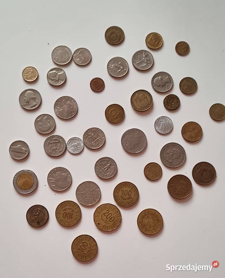 Monety różne zagraniczne Zielona Góra