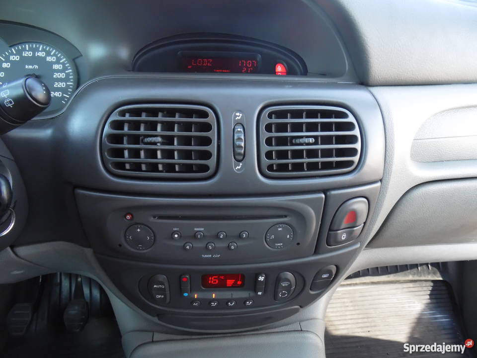 Renault Scenic lifcie wersja AIGLE 19DCi 2003 elektryczne szyby łódzkie Kutno