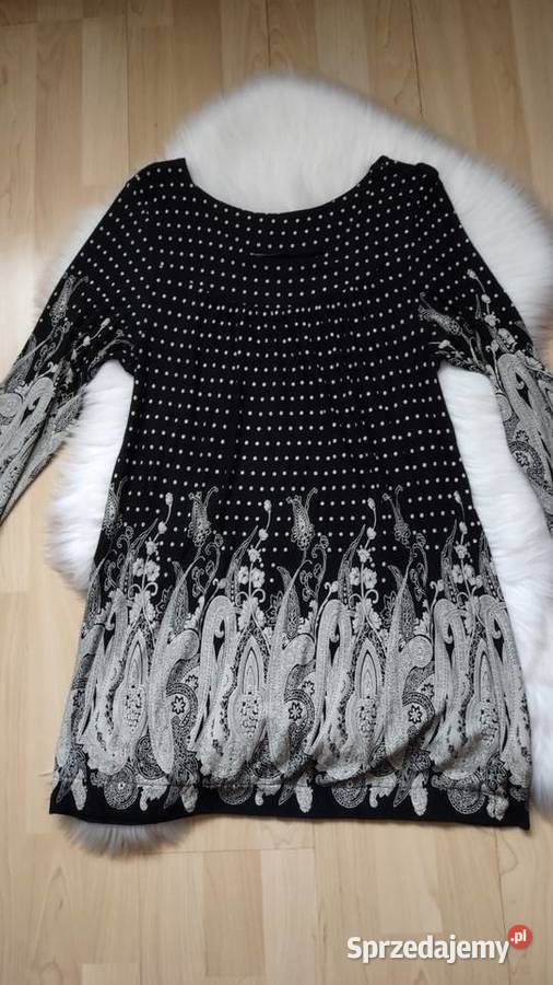 Czarna tunika damska ML Feminine Bluzki i koszule Olkusz