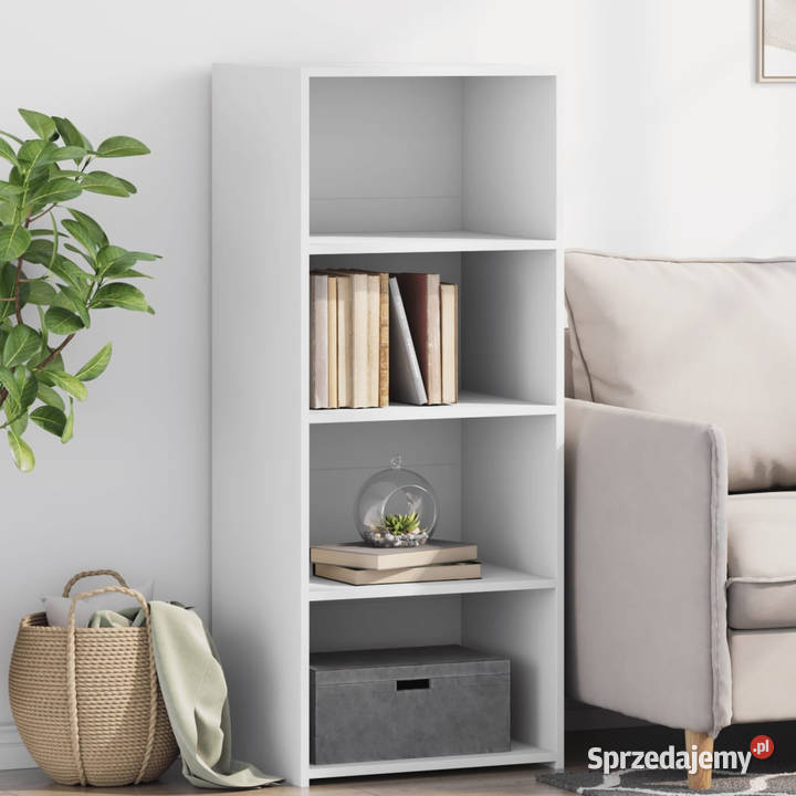 Wysoka szafka biała 50x41x124 materiał Warszawa