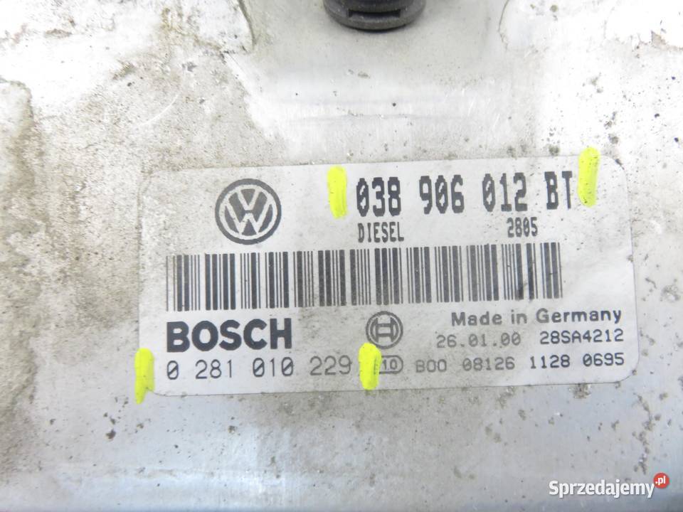 STEROWNIK SEAT TOLEDO II 19 TDI 038906012BT