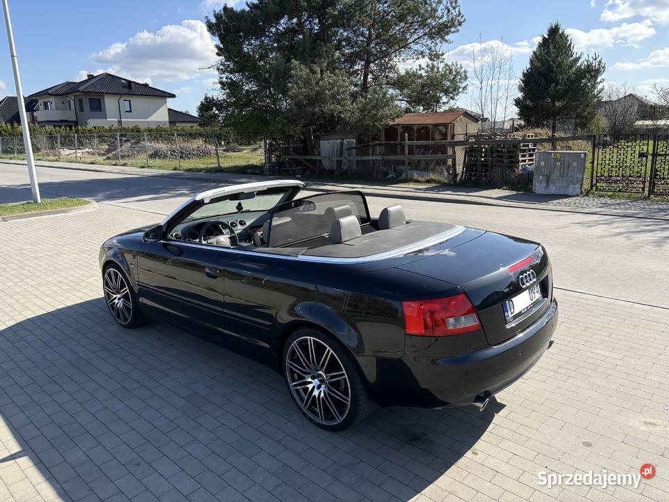 Audi A4 cabrio 30 benzyna V6 2002 skóra klima Jelcz-Laskowice